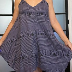 Volcom Stone flirty mini dress with slip lining size M